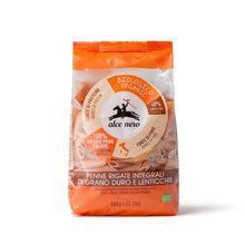 Load image into Gallery viewer, Organic whole durum wheat and lentil penne rigate - PIL612