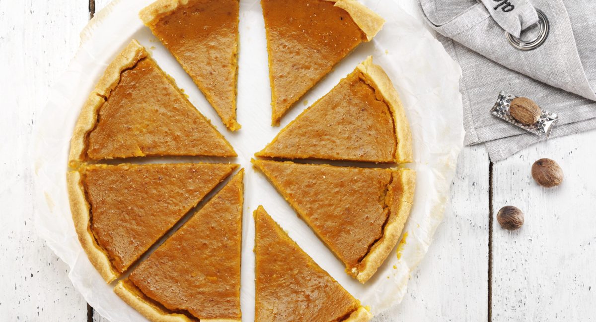 Pumpkin and spice tart