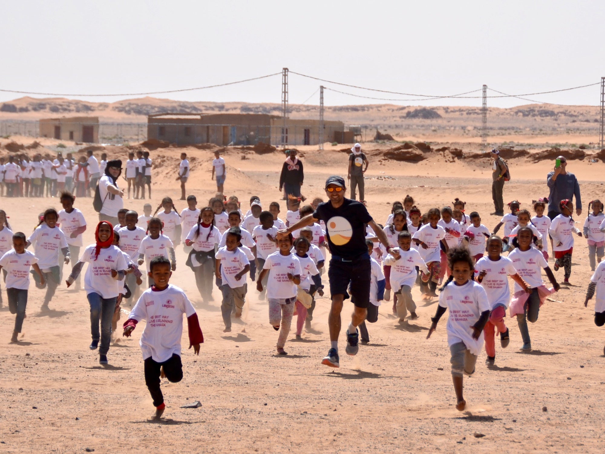 Why a marathon is held among the refugee camps in the Sahara desert