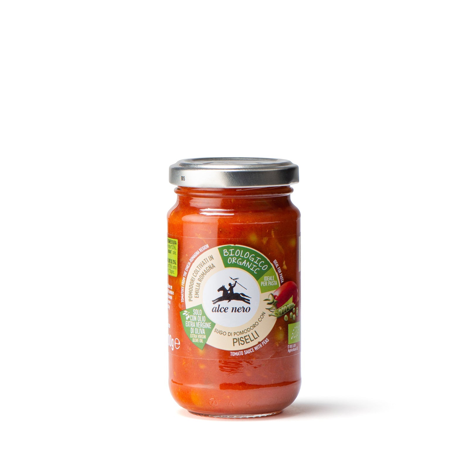 Organic tomato sauce with peas - SU200PI