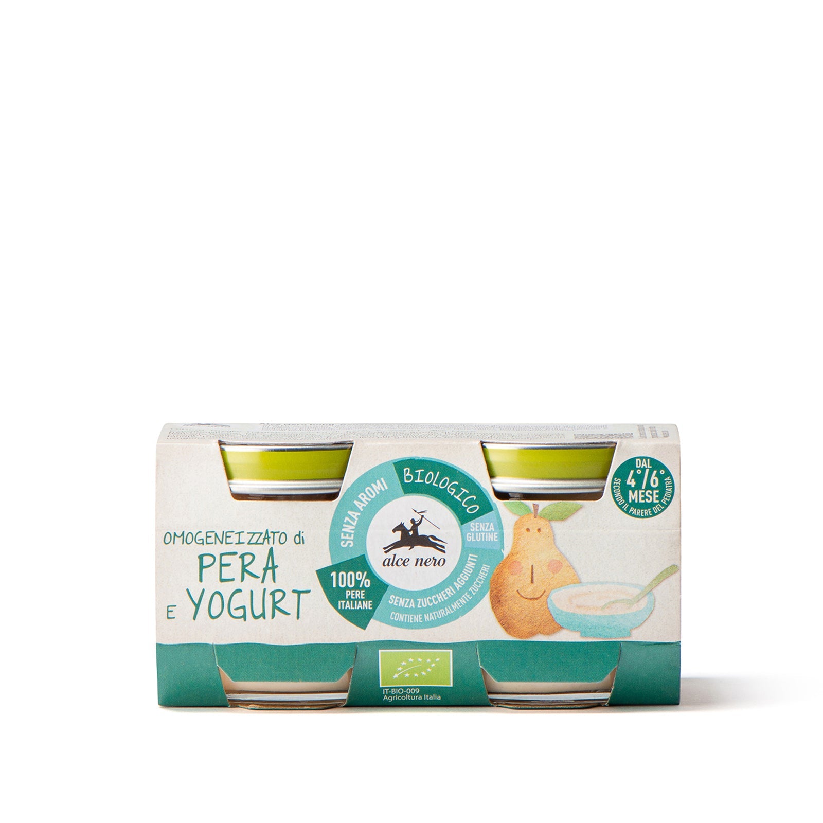 Organic pear and yogurt puree (2x80g)- BF160PY