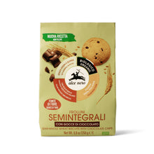 Load image into Gallery viewer, Organic Semi-whole wheat biscuits with chocolate chips - FR251
