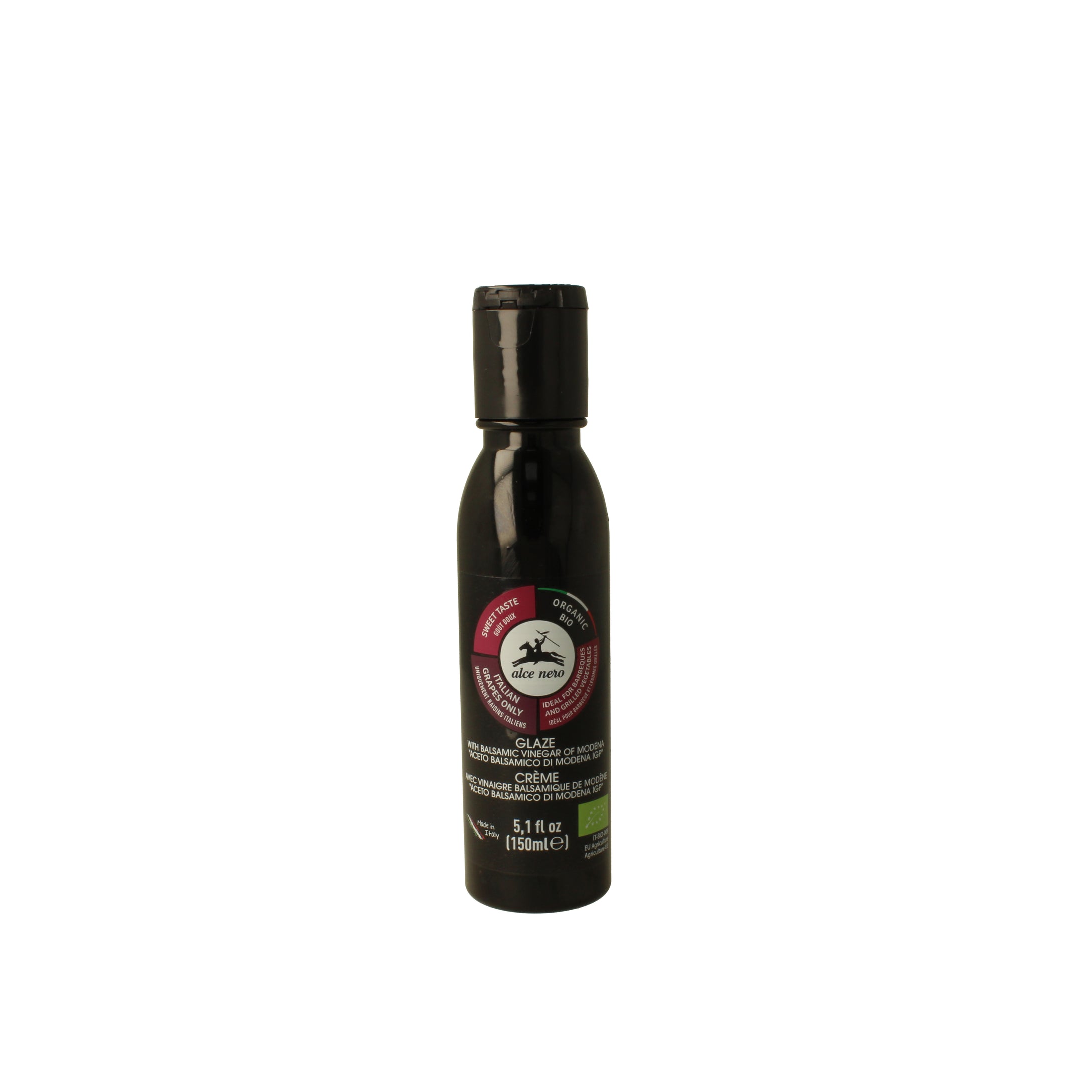 Organic balsamic glaze - GB150IN | Alce Nero