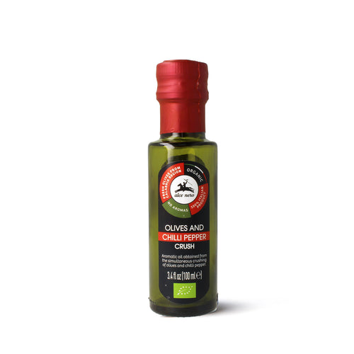 Organic olives and chilli pepper crush aromatic oil - OLAP100