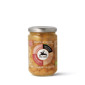 Organic Cooked borlotti beans - LL846