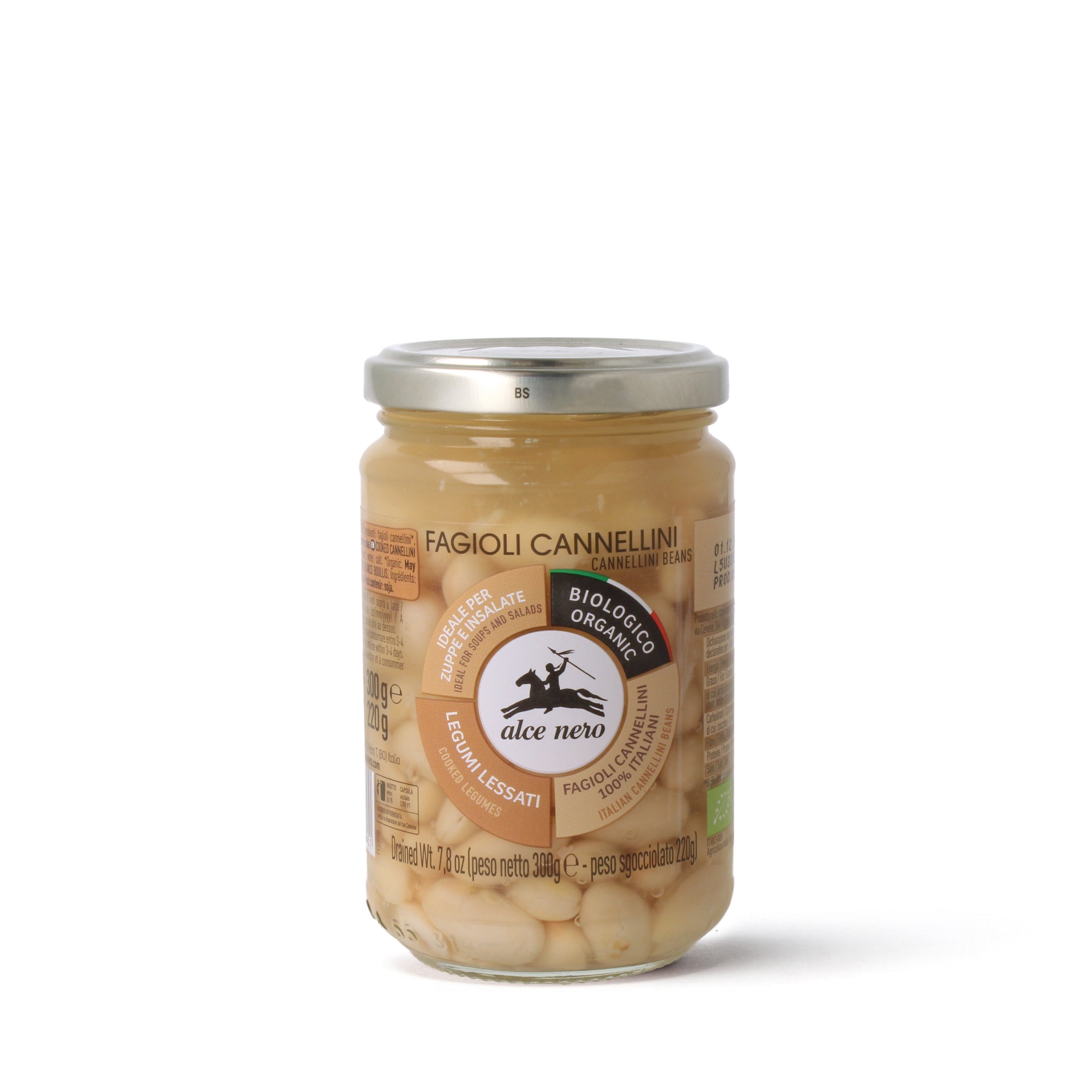 Organic cooked cannellini beans - LL845