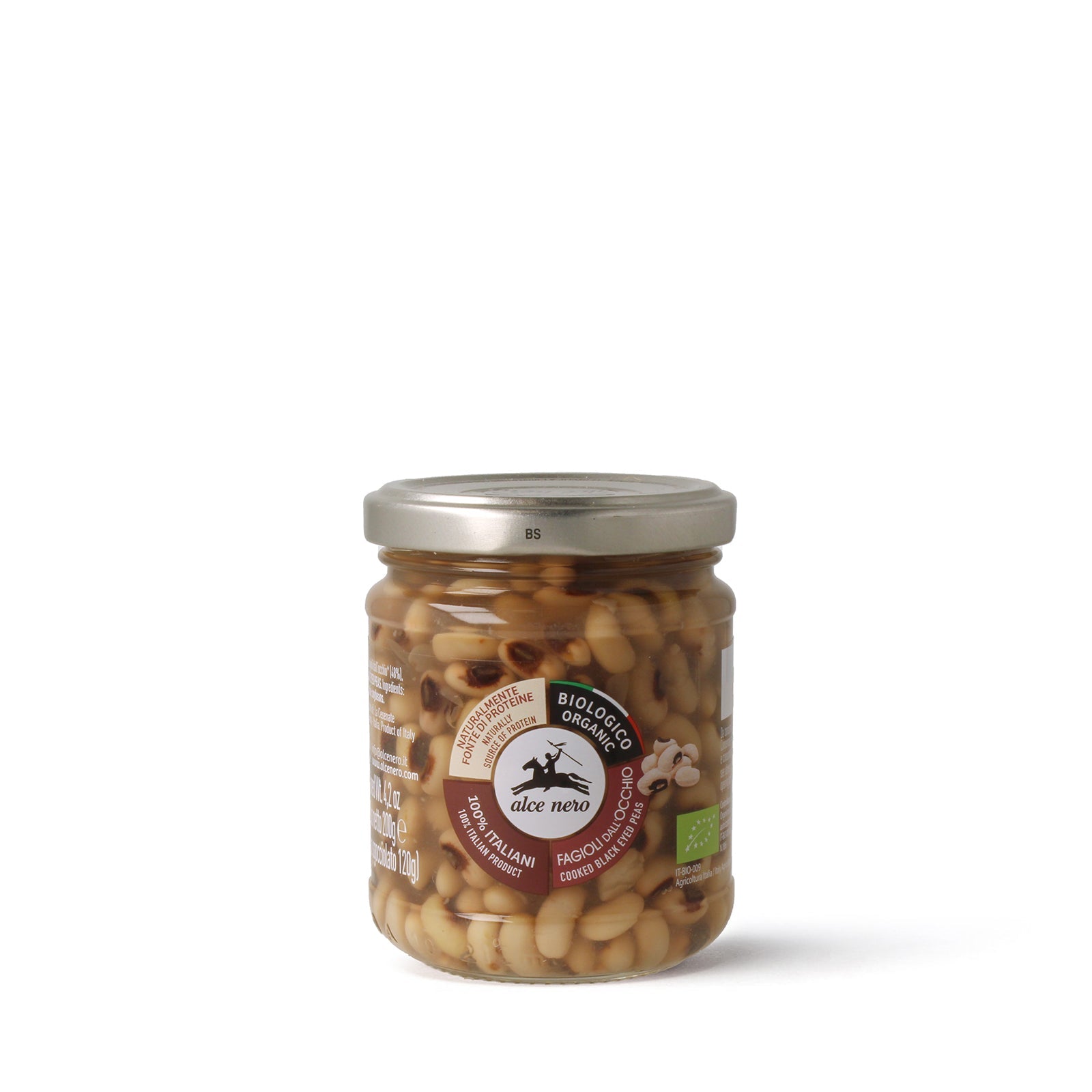 Organic cooked black eyed peas-ll247