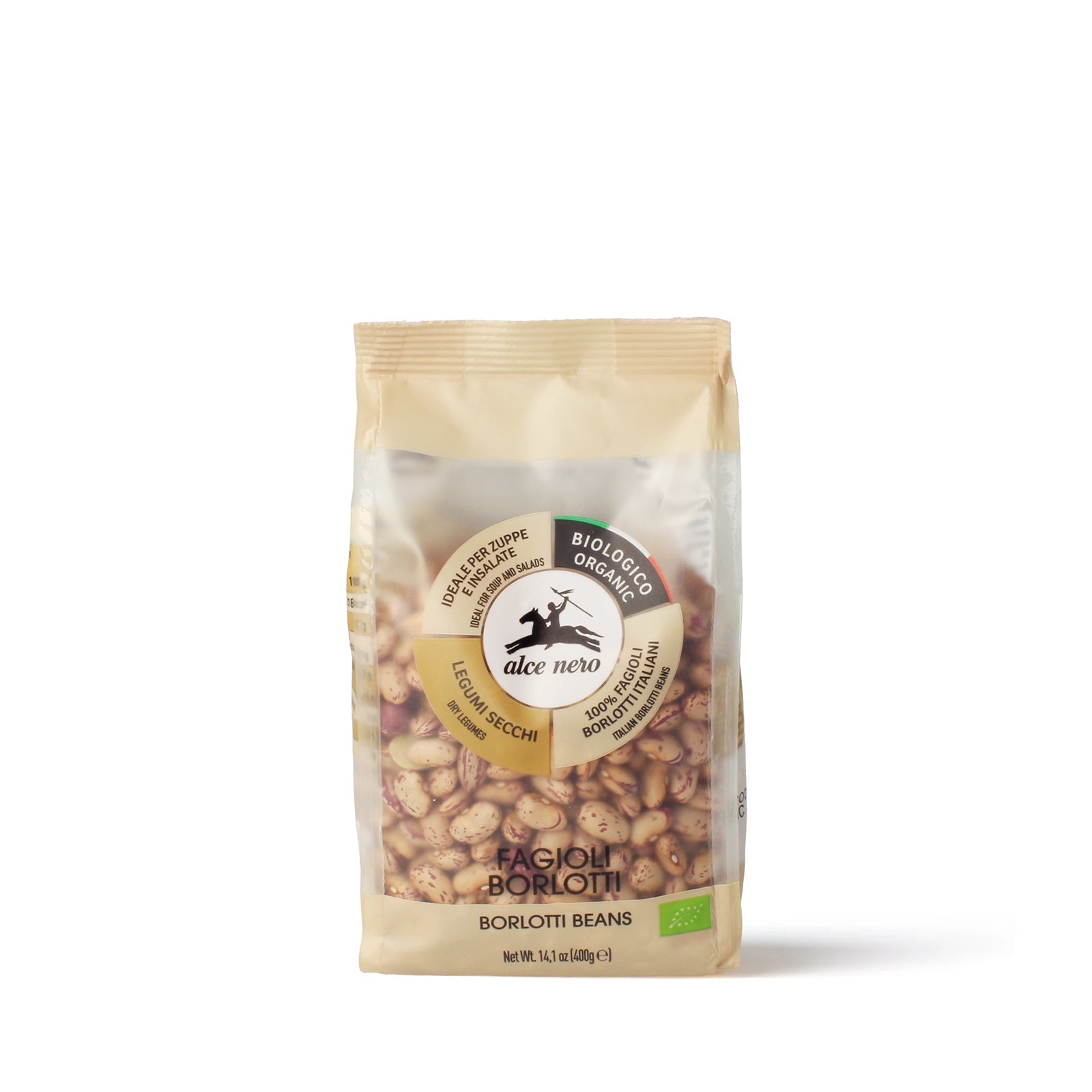 Organic dried borlotti beans - LS466