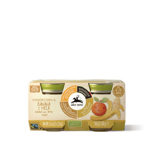 Organic banana and apple puree (2x80g) - BF160BM