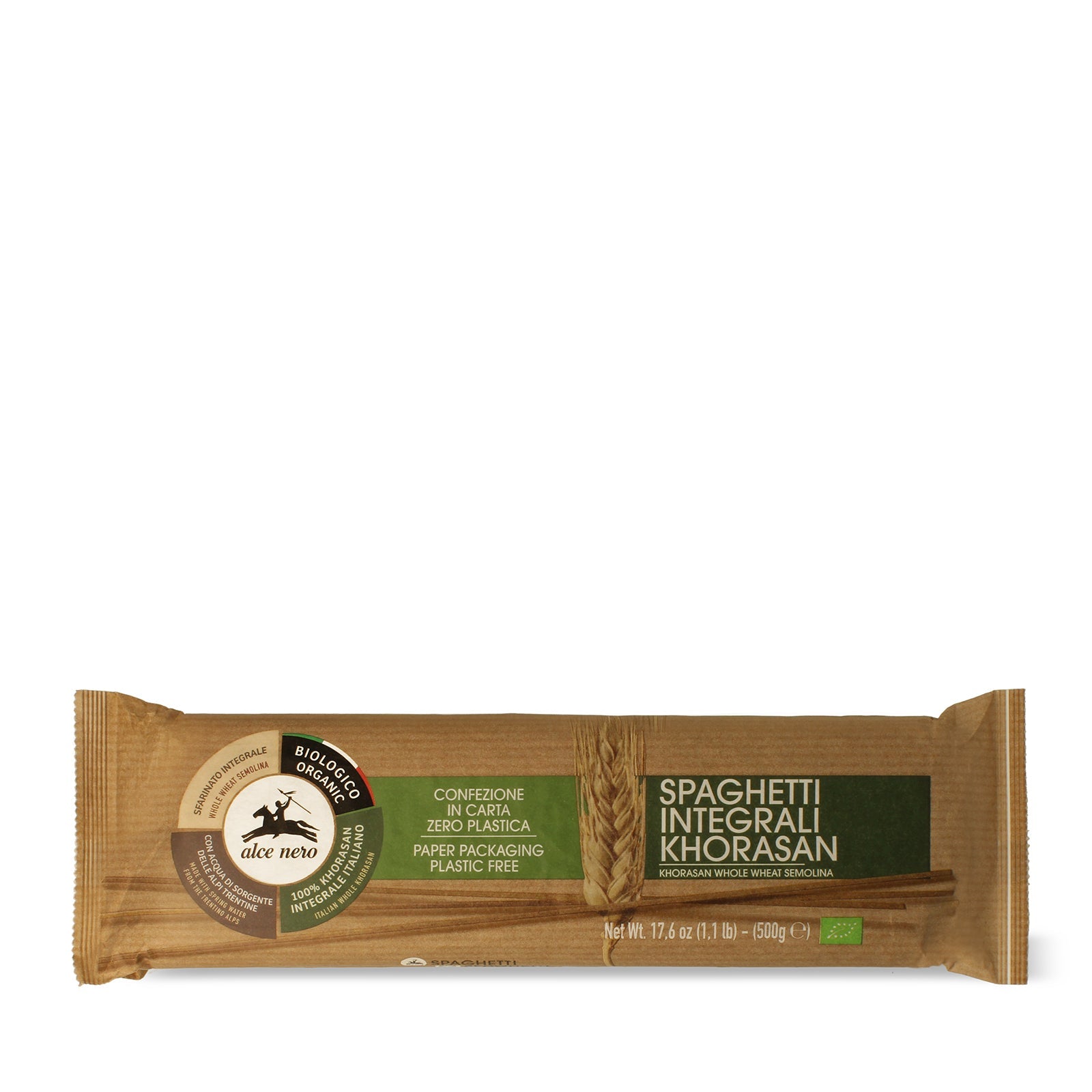 Organic whole khorasan wheat spaghetti - pkh693