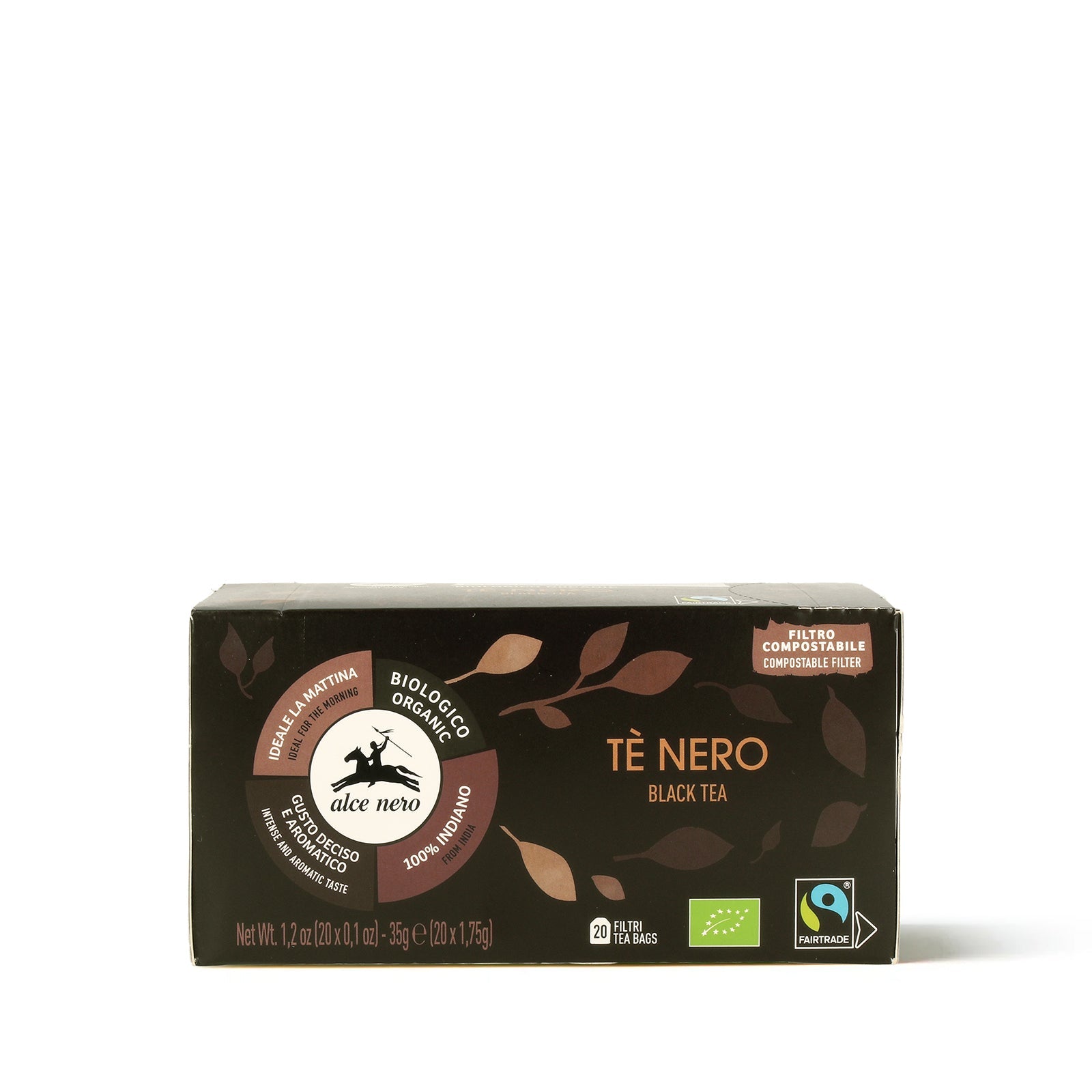 Organic black tea - 20 bags - TN020 | Alce Nero