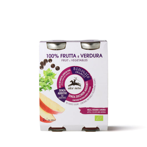 Organic 100% fruit and vegetable drink with apple, celery and aronia berry-FVMS200